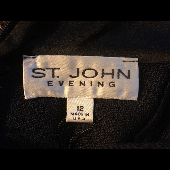 St. John Evening Dress-Sz 12 (NWT) 🔥FLASH SALE🔥 - Picture 6 of 6
